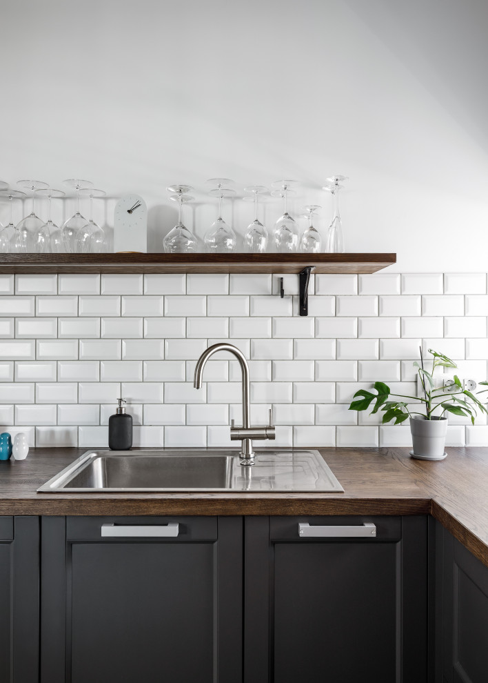 Мансардная двухуровневая квартира в скандинавском стиле