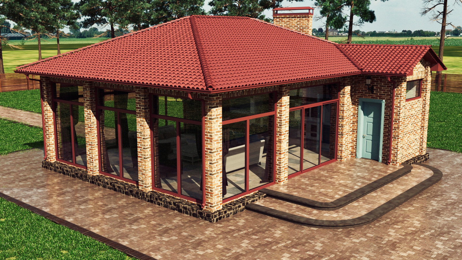 Landscape design of the territory (Moscow region 2022)