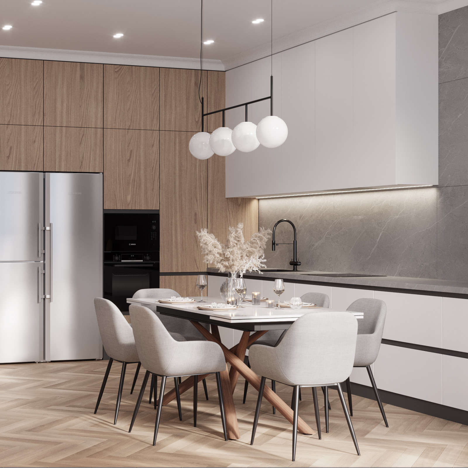 Дизайн-проект квартиры в ЖК «River Park» 100 кв.м