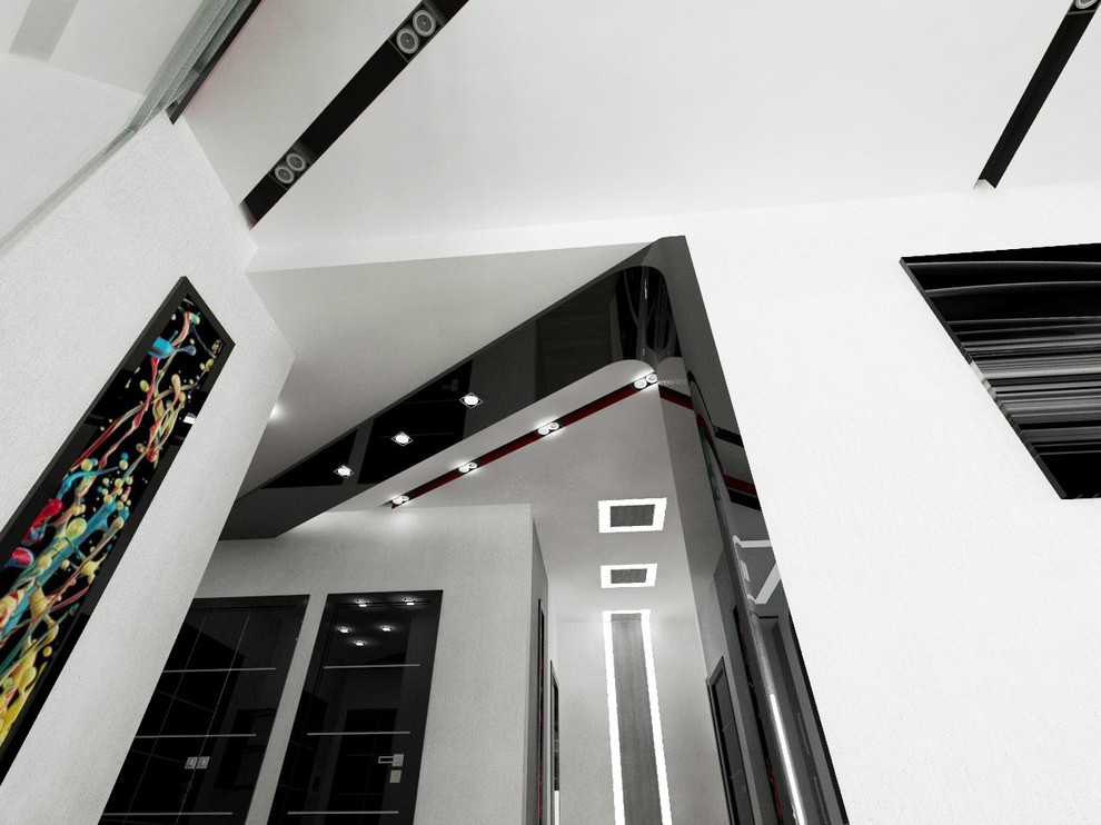 квартира стиль хай тэк + футуризм