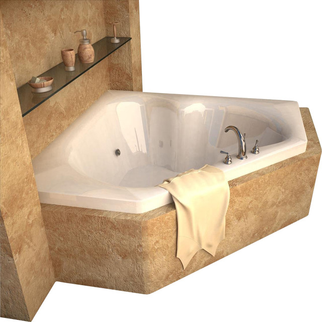 Atlantis Whirlpools 6060CWR Cascade 60 x 60 Corner Whirlpool Jetted