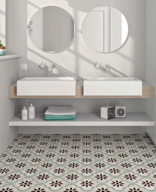 Amazing Different Bathroom Patterned Floor Tile Ideas