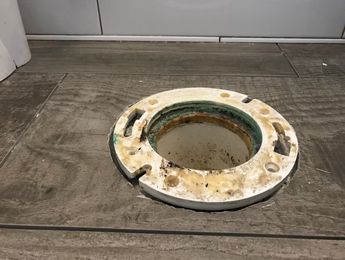 Toilet flange too high Toilet flange too high