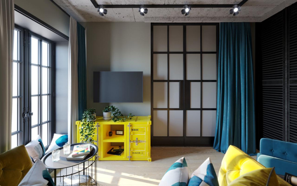 Проект квартиры с атриумом в ЖК "Поколение"