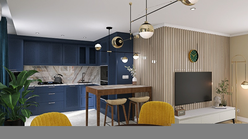 Трехкомнатная квартира в современном стиле