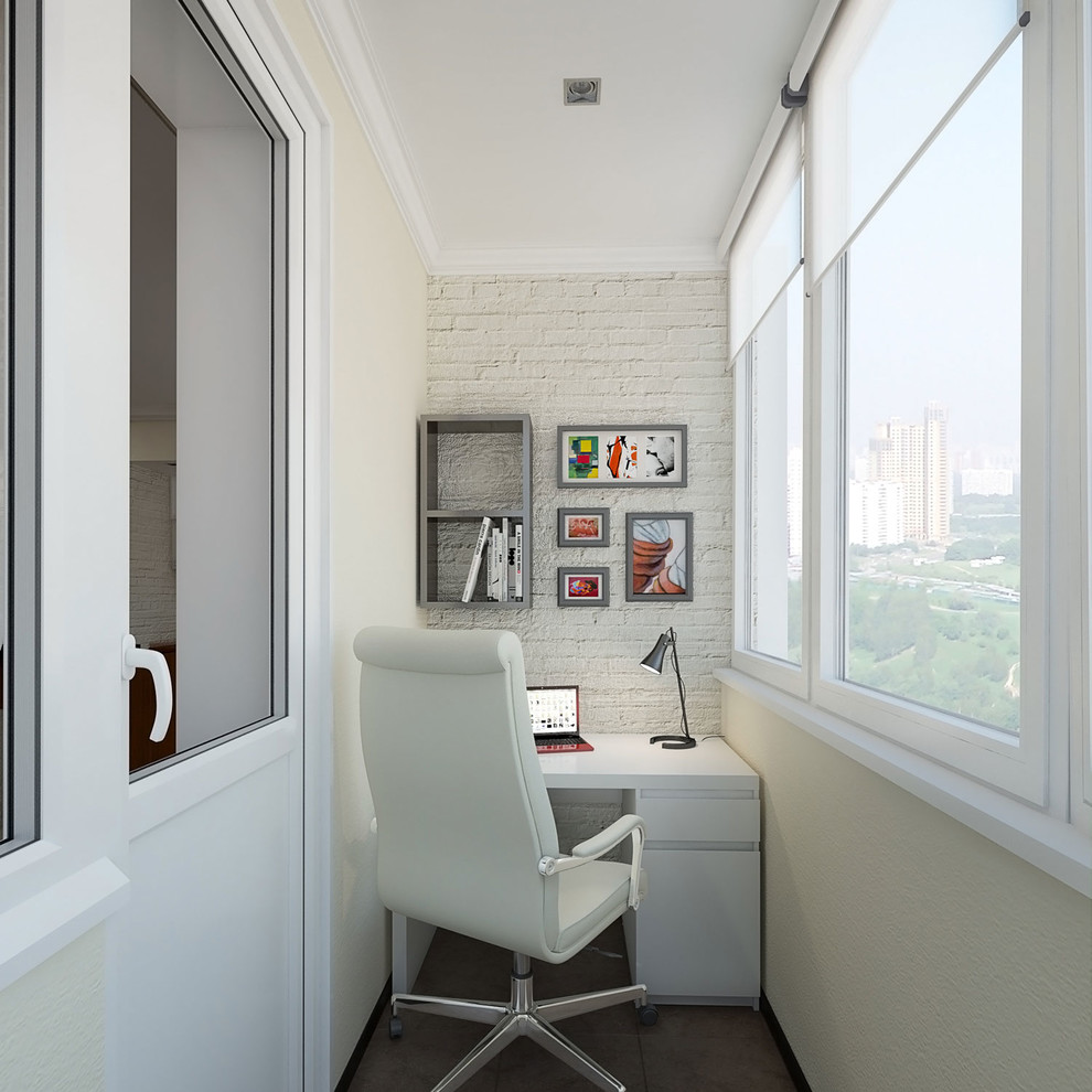 Скандинавия | Интерьер однокомнатной квартиры в ЖК Лазурный