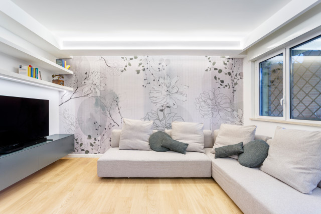 Appartamento Galeppini contemporary-vardagsrum