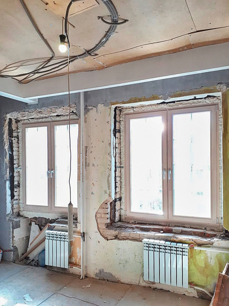 Окна из сосны с шипом.