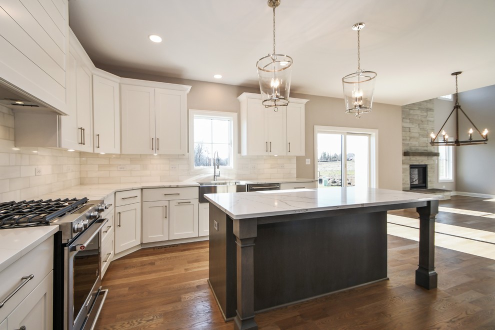 Kitchen - transitional kitchen idea in Chicago