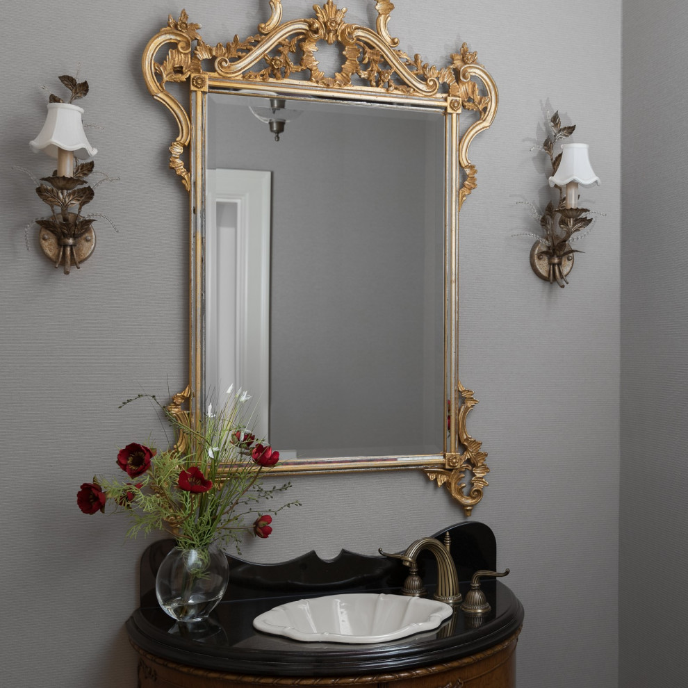 FORMAL POWDER ROOM - Traditional - Powder Room - Newark - by Sheila ...