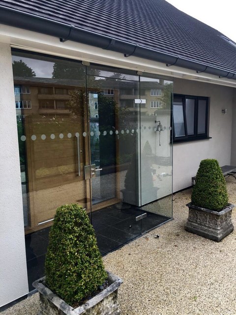 Contemporary Glass Porch - Contemporary - Entrance - Oxfordshire - by  Yarnton Leisure Buildings | Houzz UK