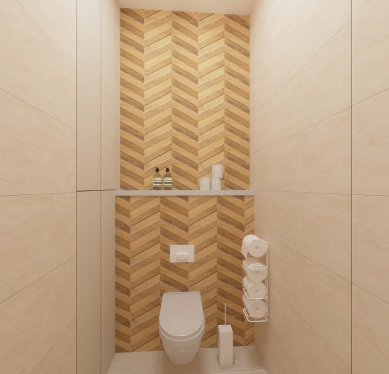 Дизайн-проект квартиры студии в современном стиле