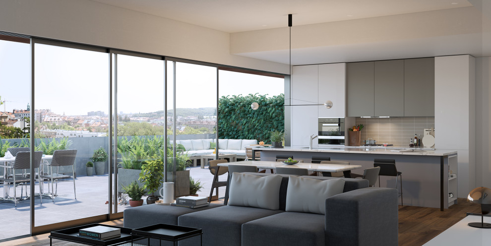 Сердце дома - кухня гостиная!