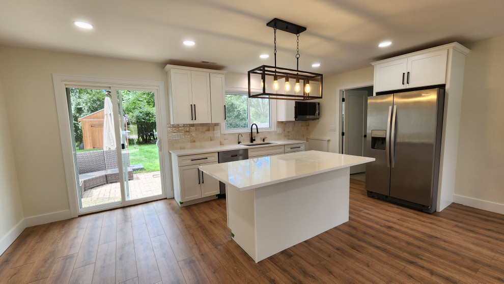 They wanted to do an addition, but we found the space they needed without it