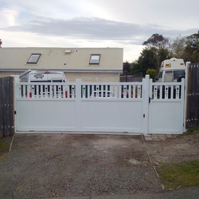 Aluminium Slat Gate Hobart par FGS Australia Houzz