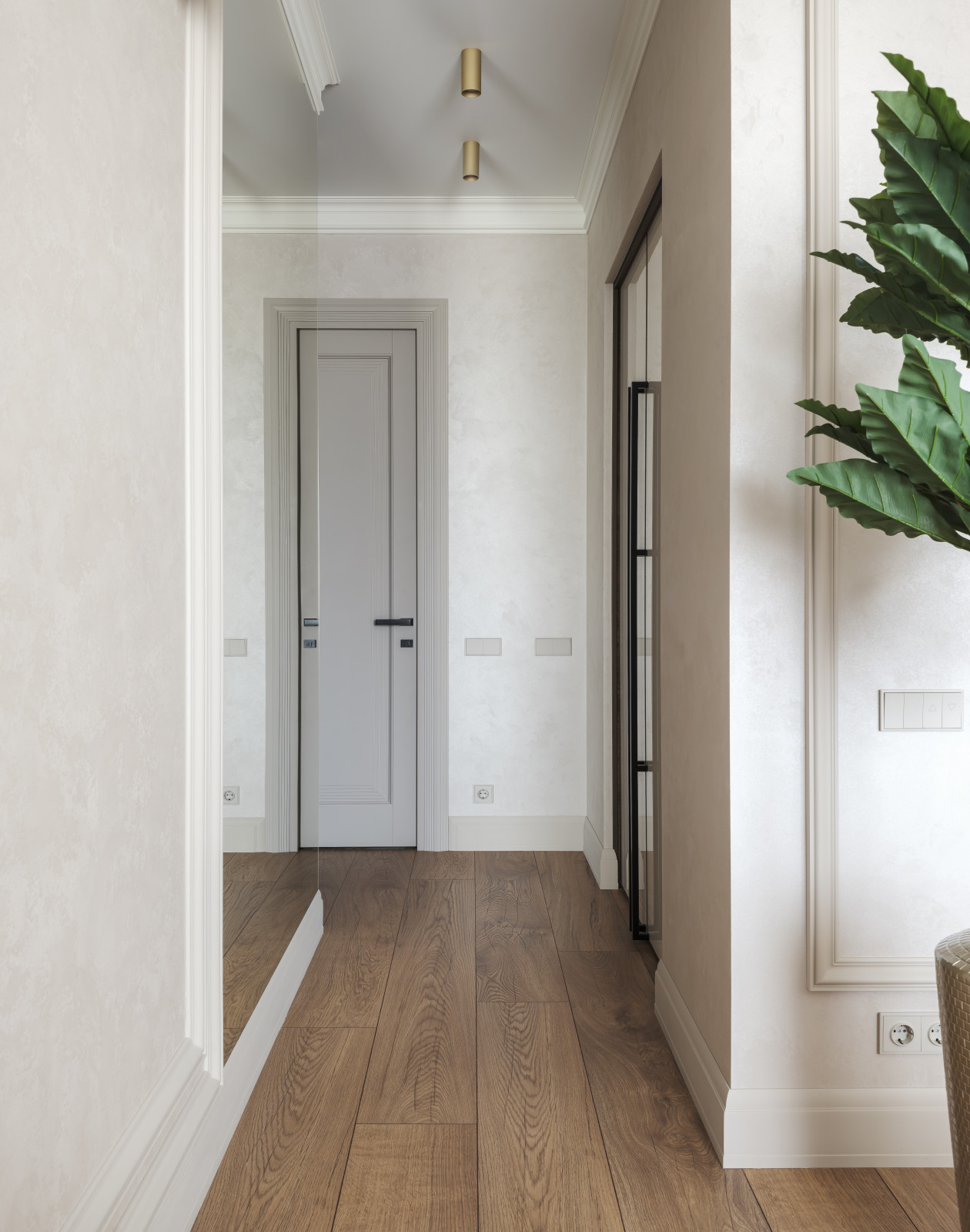 Реализация современной четырехкомнатной квартиры площадью 170 м²