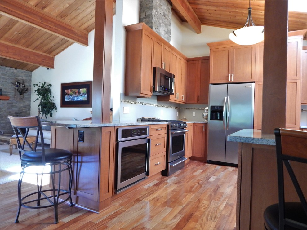 Inspiration for a transitional kitchen remodel in Seattle