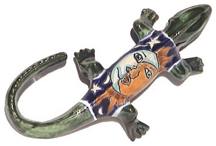 Fine Crafts Imports Blue Garden Ceramic Iguana Fine Crafts Imports Blue Garden Ceramic Iguana