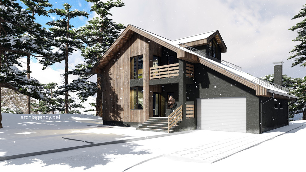 Коттедж в стиле "Шале"