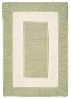 Braided Area Rug: Parkview Green Pasture 3' x 5'