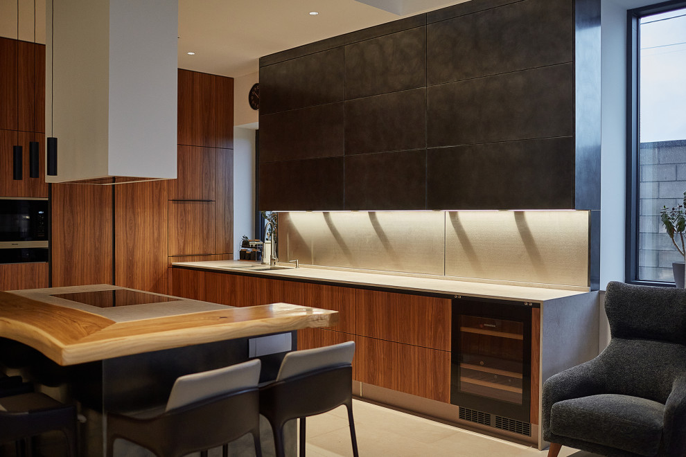 Кухня-гостиная в стиле минимализм