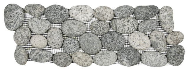Speckled Pebble Tile Border