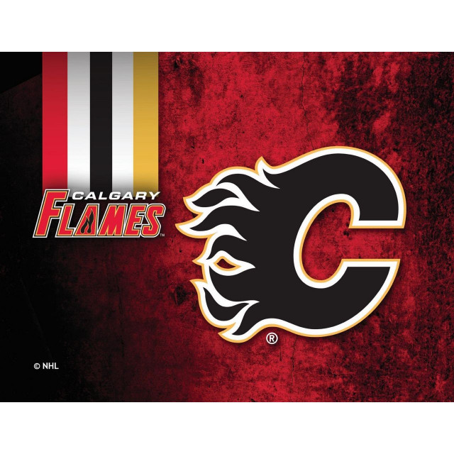 Holland Calgary Flames 24"x32" Canvas 03 Wall Art Contemporary