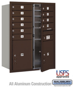 4C Horizontal Mailbox - 11 Door High Unit (41 Inches) - Double Column