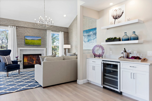 Transitional Home Bar transitional-home-bar