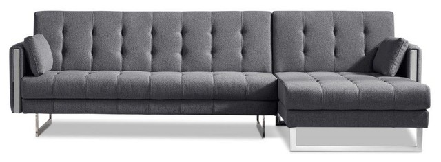 Andrea Sectional Contemporary Sofas By At Home Usa Inc Andrea Sectional Gray