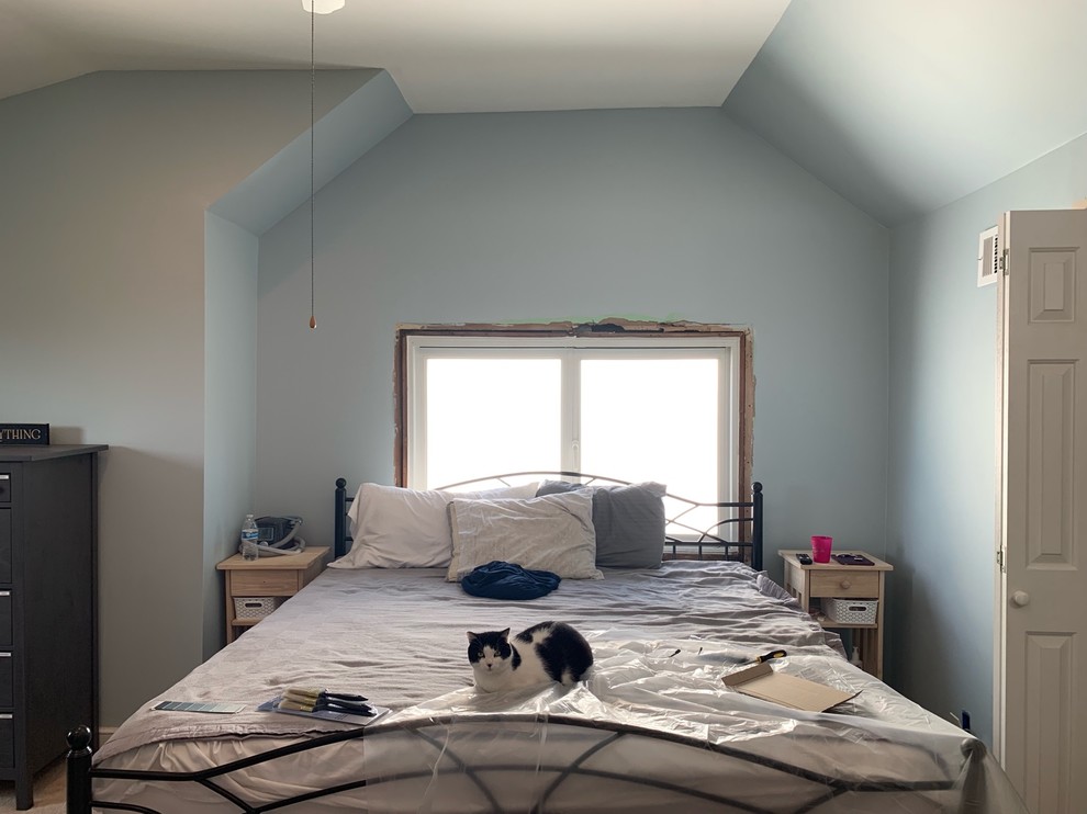 How to dress window with angled ceilings