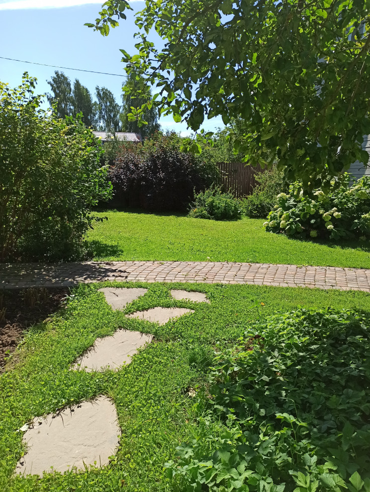 Ландшафт сада в 6 соток.