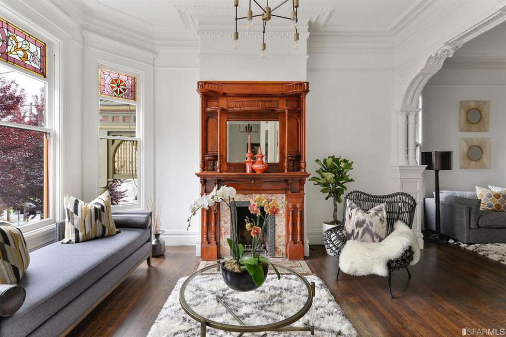 Inspiration for a transitional home design remodel in San Francisco