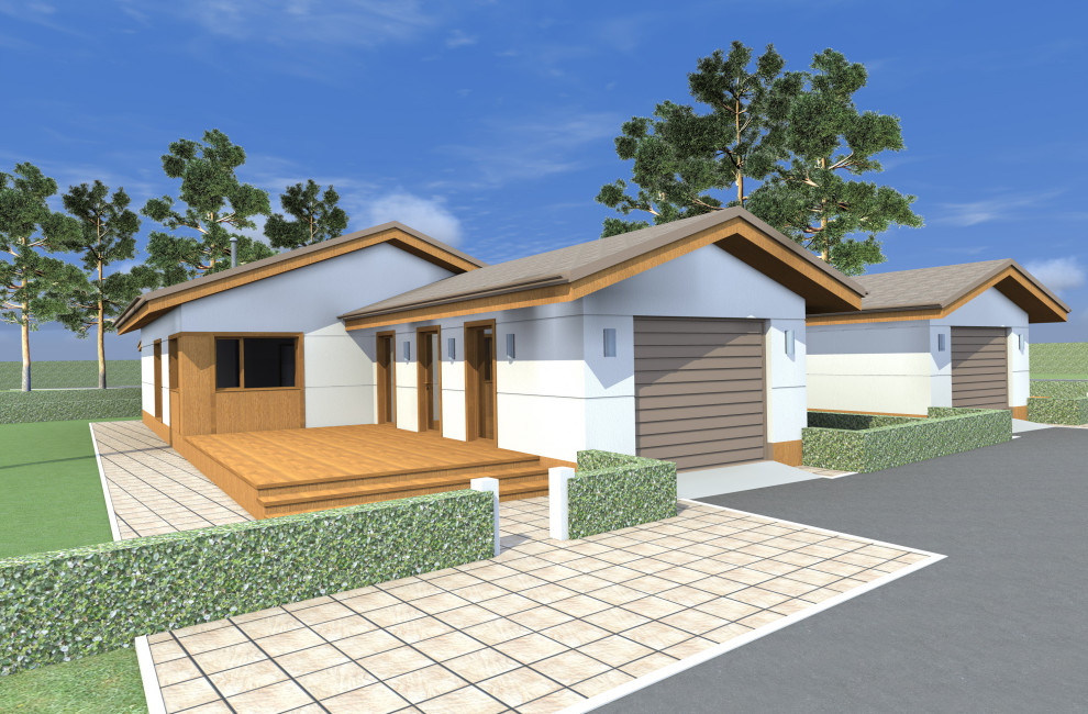 группа частных жилых домов