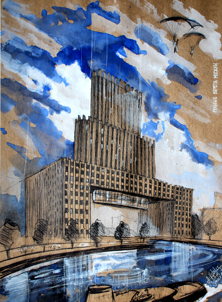 Размышление с карандашом - высотные здания