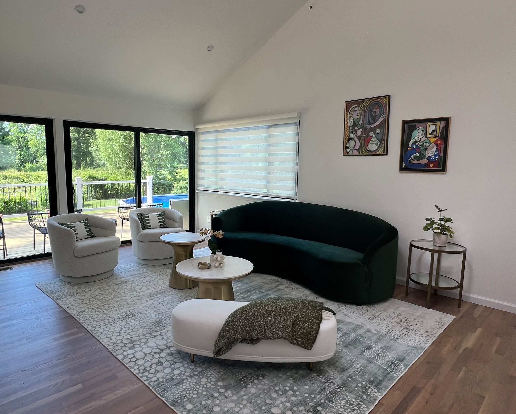 the modern house