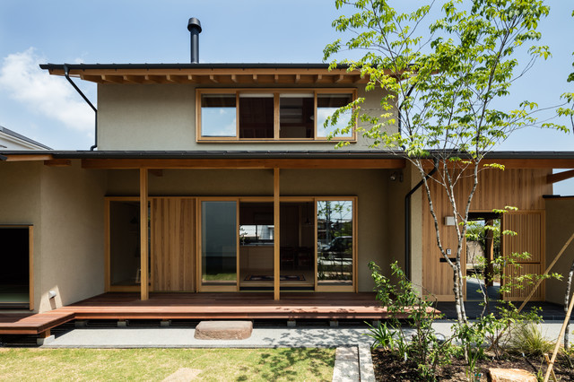 軒下空間を介して繋がる建物の内と外 japones-fachada
