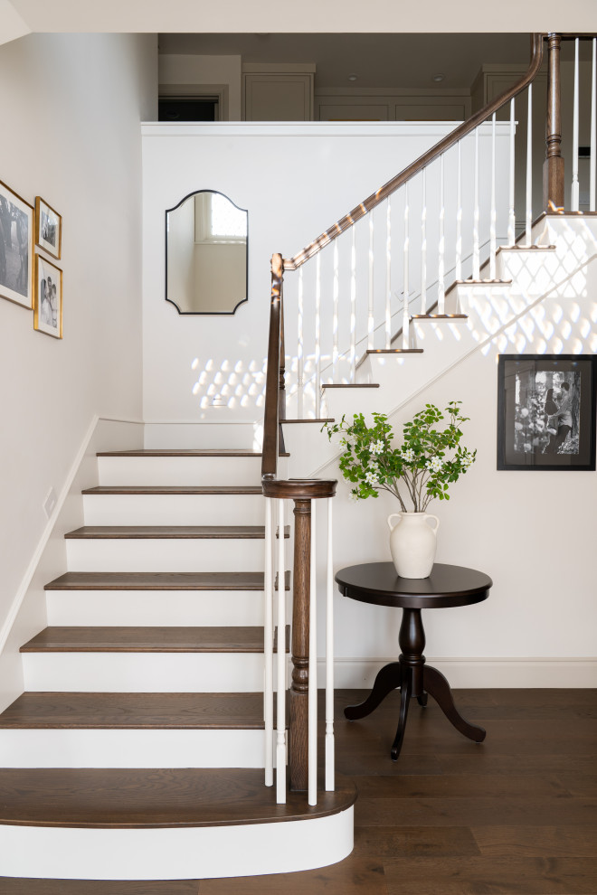 Staircase - transitional staircase idea in Orange County