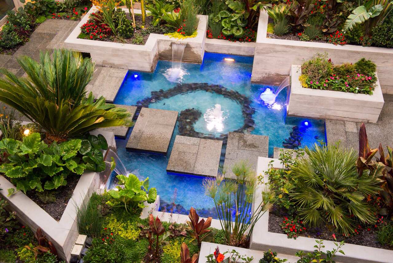 Tropical Modern Landscape