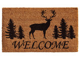 Rubber-Cal Scottish Fraser Fir Forest Outdoor Christmas Doormat 15mm 18 inch x 30 inch