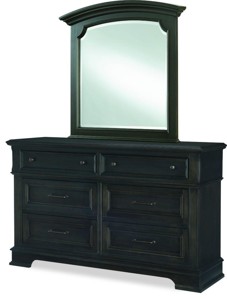 Legacy Classic Townsend Dresser With Arched Mirror
