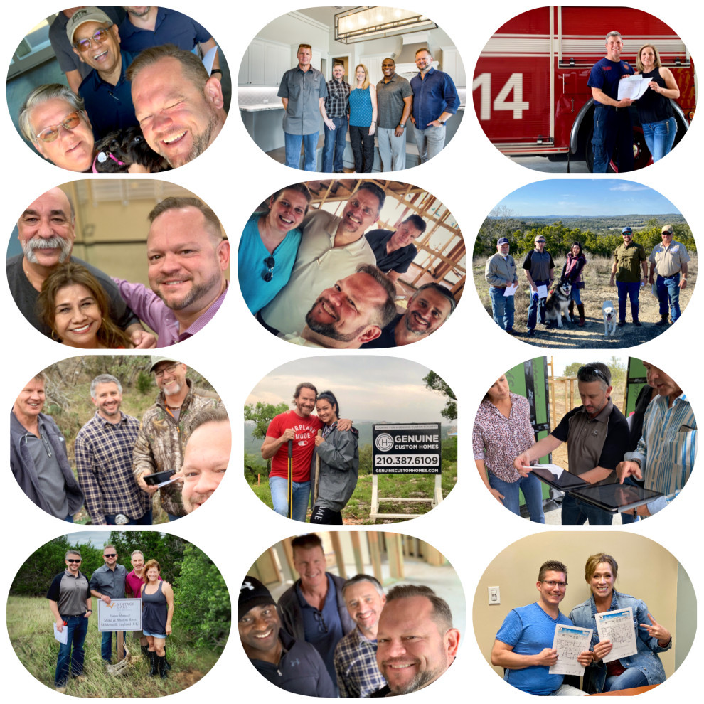 Happy Genuine Custom Homes Clients