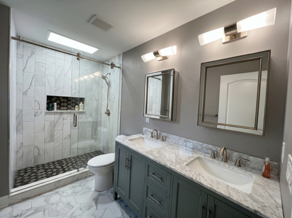 Bathroom | Addition to Split Level Teaneck NJ