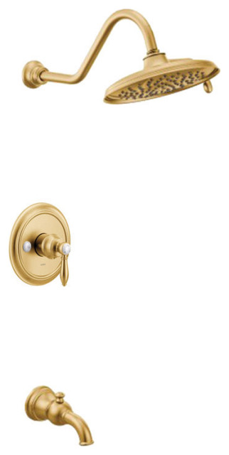Moen Weymouth Zweigriff-Wasserhahn – Hoher Bogen, Chrom-Finish, Für Waschbecken, TS22103Bn