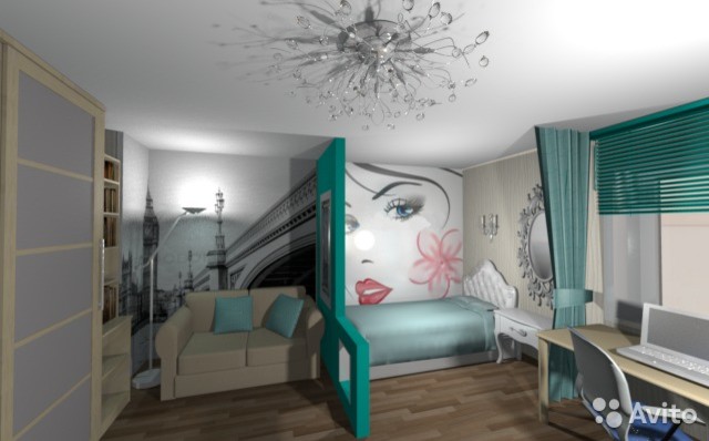 Дизайн комнаты для девочки