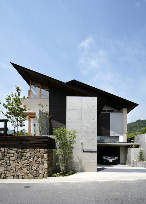 コンクリートの外観の美しい家30選 | Houzz (ハウズ)