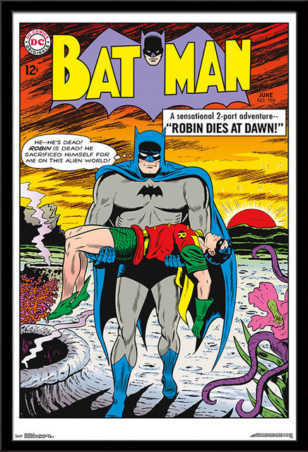 Batman #156 Poster, Black Framed Version