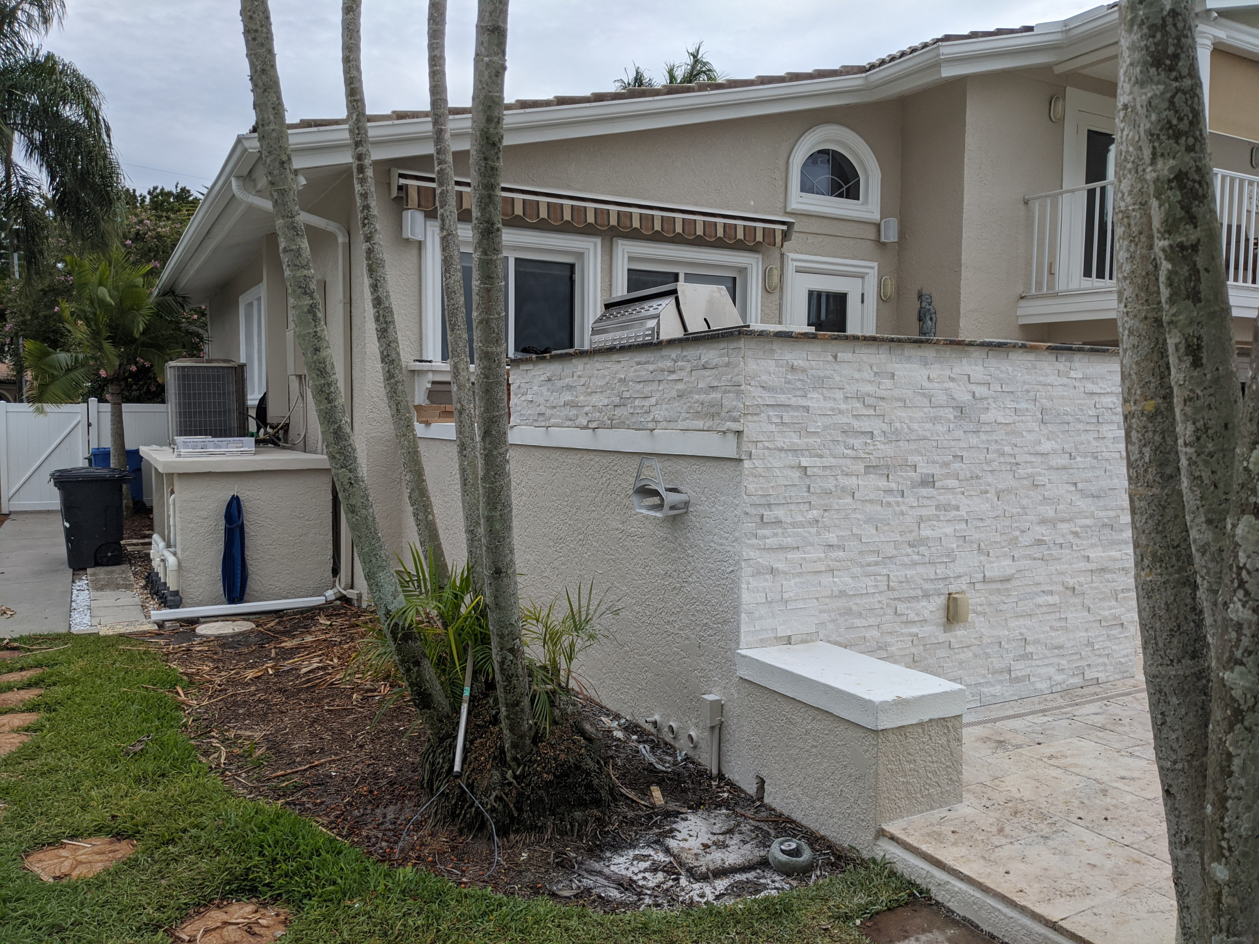 Outdoor Kitchen / Planter Conversion