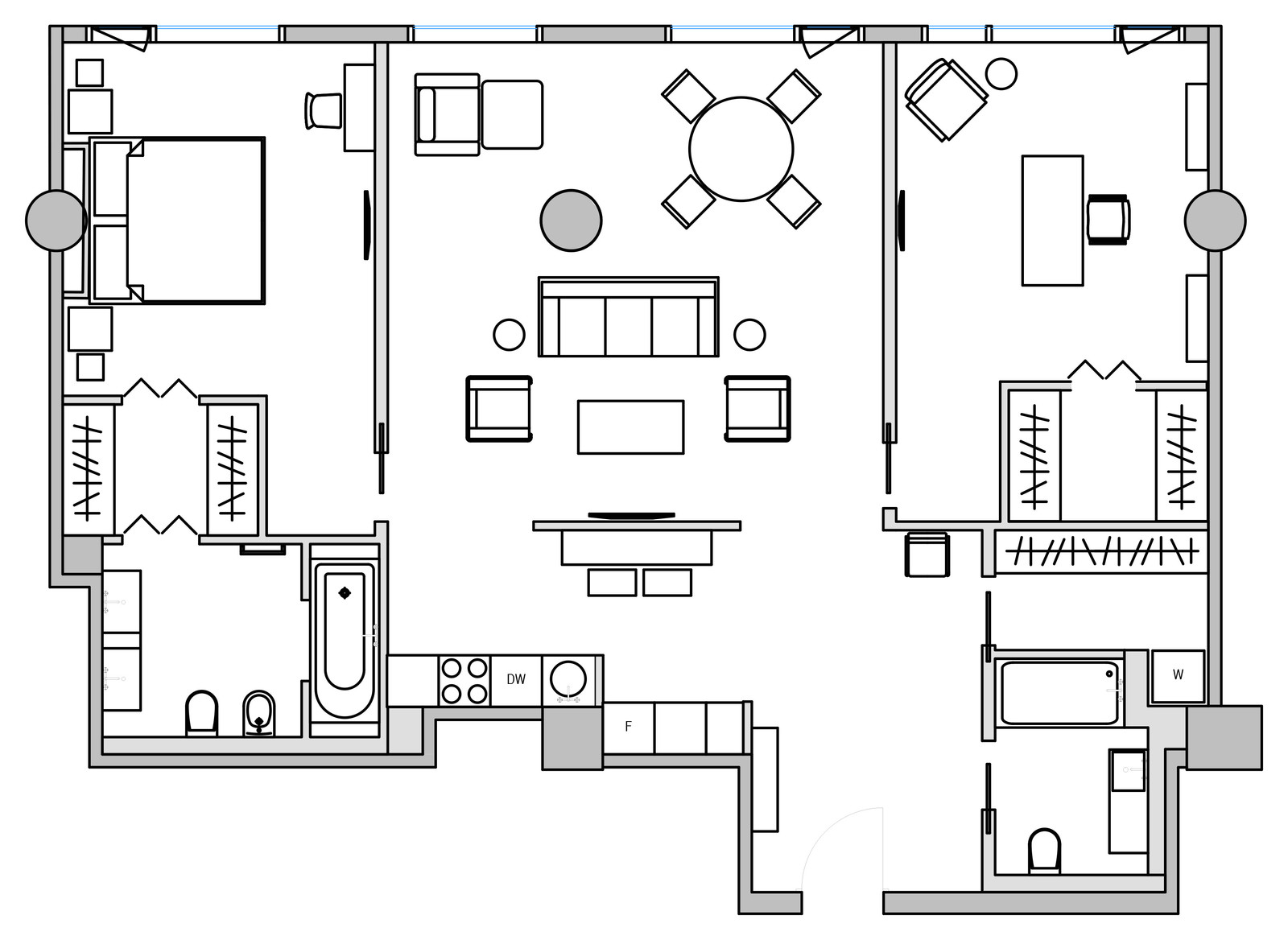 Apartment "Nymphaea", Moscow, Russia 2013