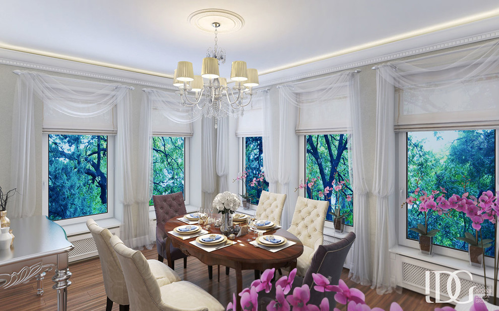 Дизайн 1-го этажа дома в коттеджном поселке Варежки